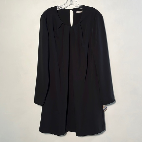 RACHEL Rachel Roy Dresses & Skirts - RACHAEL ROY NWT Minimalist Long SLV Black Sheath/Swing Career/Party Dress SZ XL